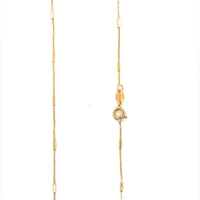1mm Box Chain with Accents