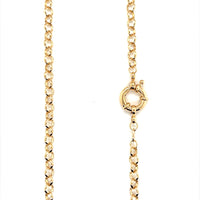 Rolo Chain with Bolt Ring Clasp 5mm - Gold Filled