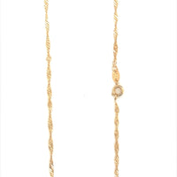 Singapore Link Chain 2.5mm - Gold Filled