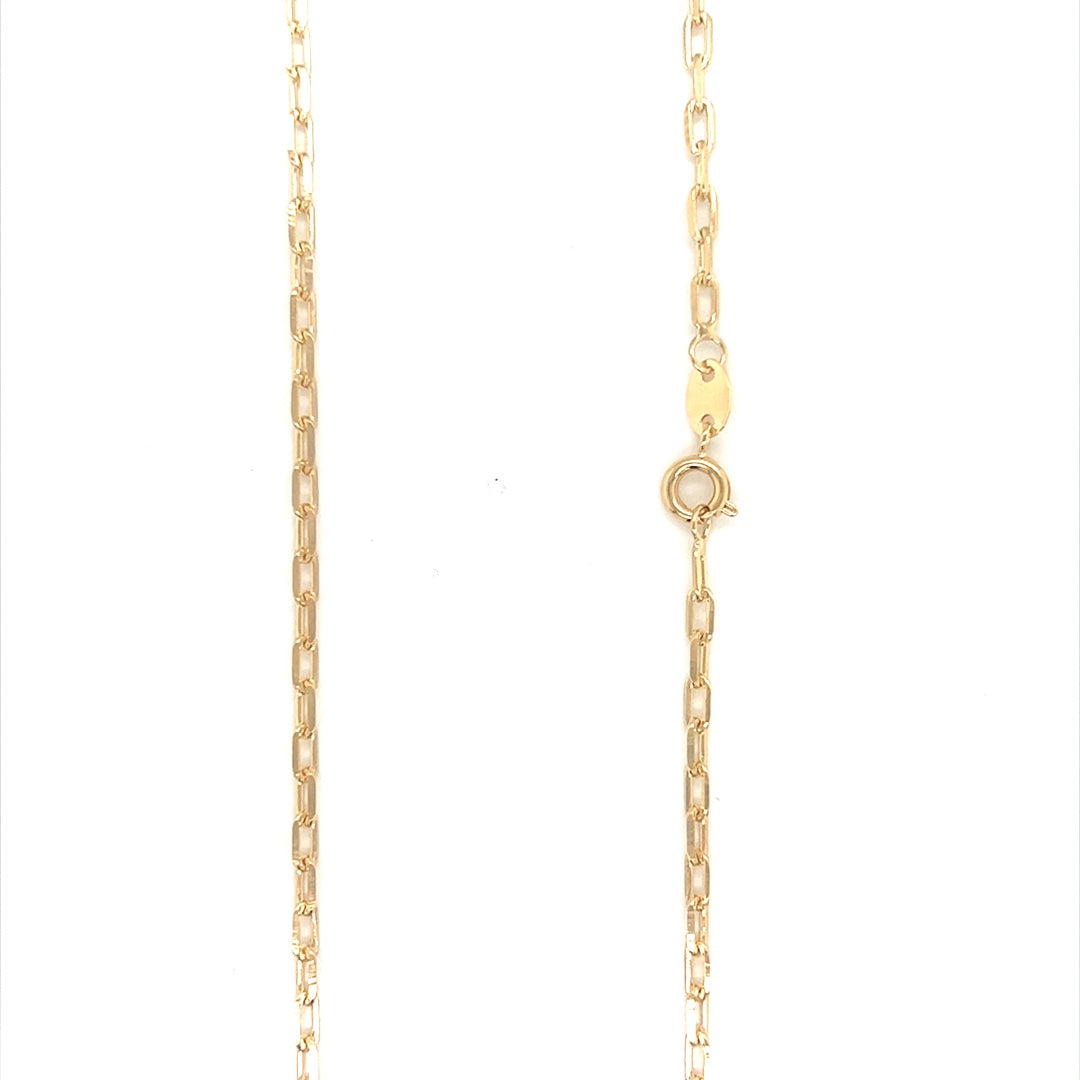 Paperclip Chain 2.7mm - Gold Filled