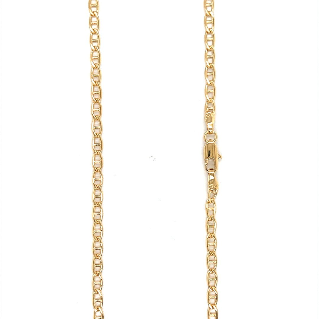 Mariner Link Chain 1mm - Gold Filled