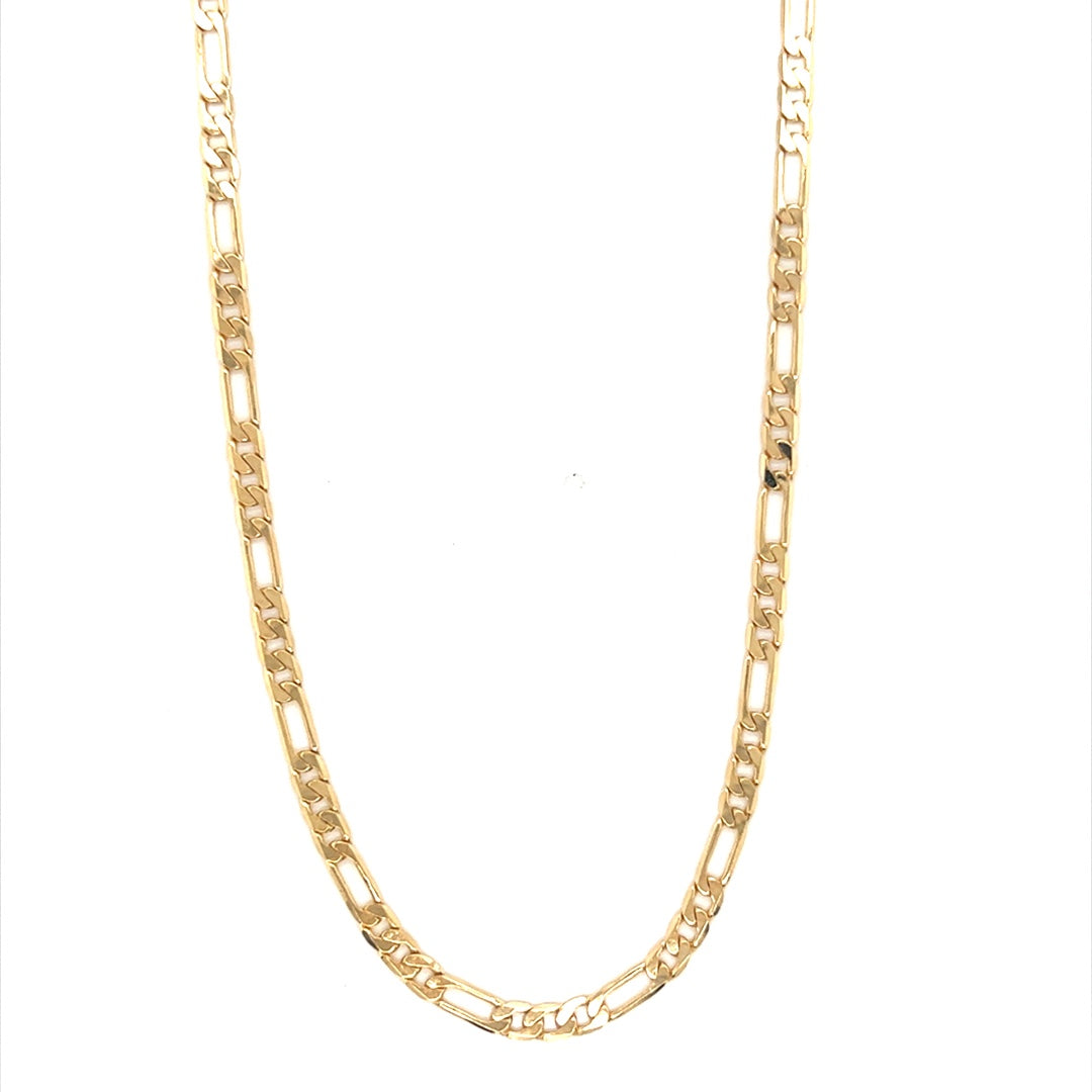 3mm Flat Figaro Link Chain