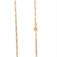 Dapped Curb Link Chain 2.5mm - Gold Filled