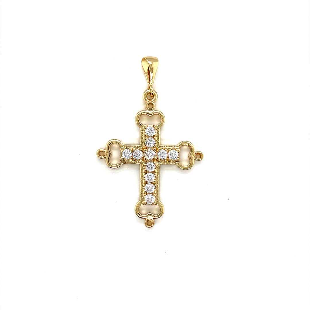 CZ Cross Pendant