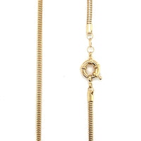 Snake Chain with Bolt Ring Clasp 3mm - Gold Filled