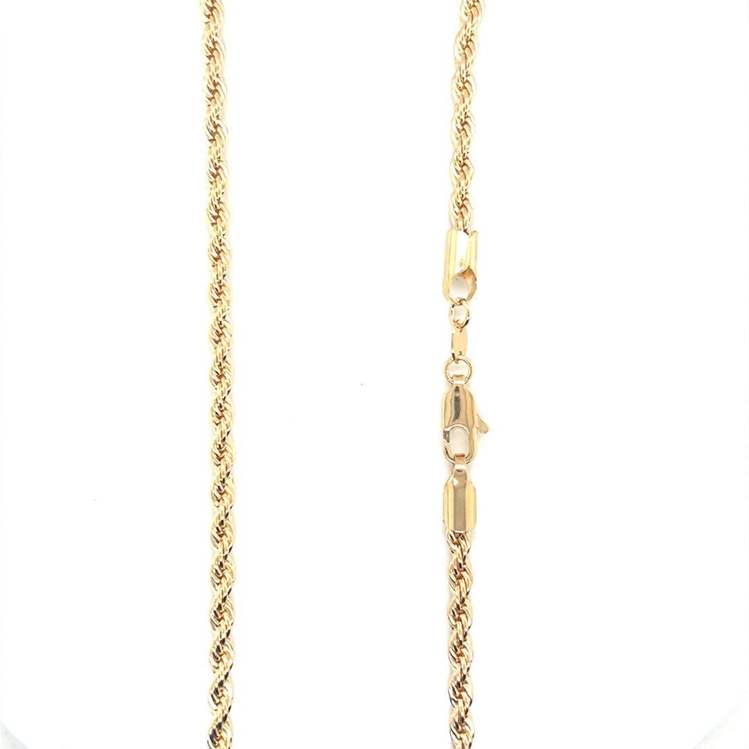 Rope Chain 4mm - Gold Filled