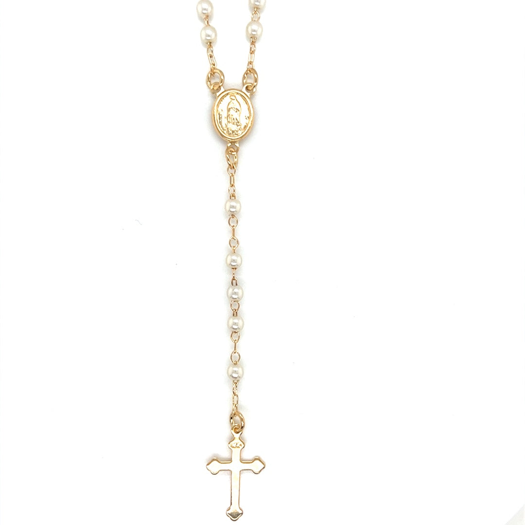 Pearl Rosary Necklace