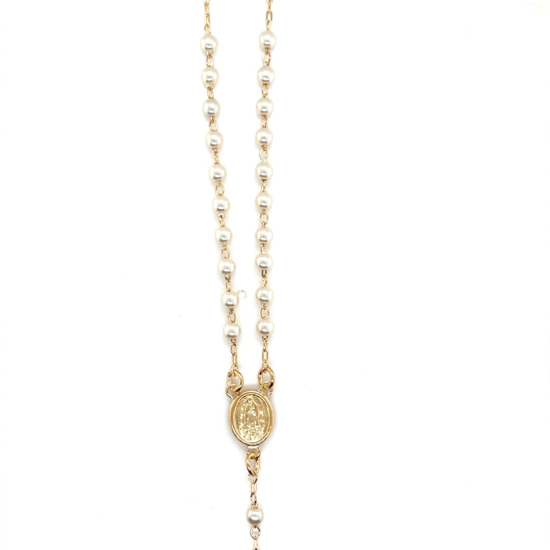 Pearl Rosary Necklace