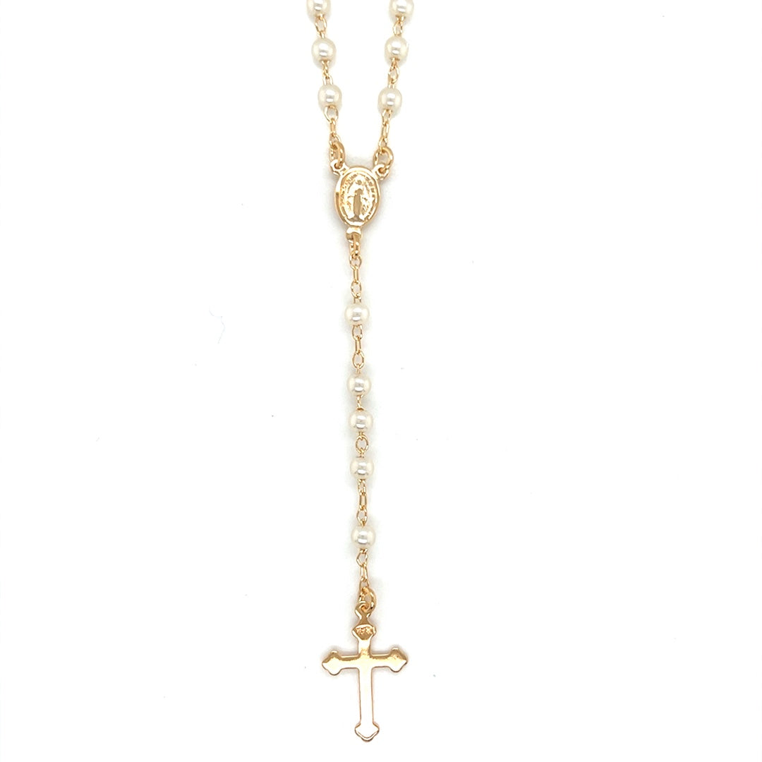 Pearl Rosary Necklace
