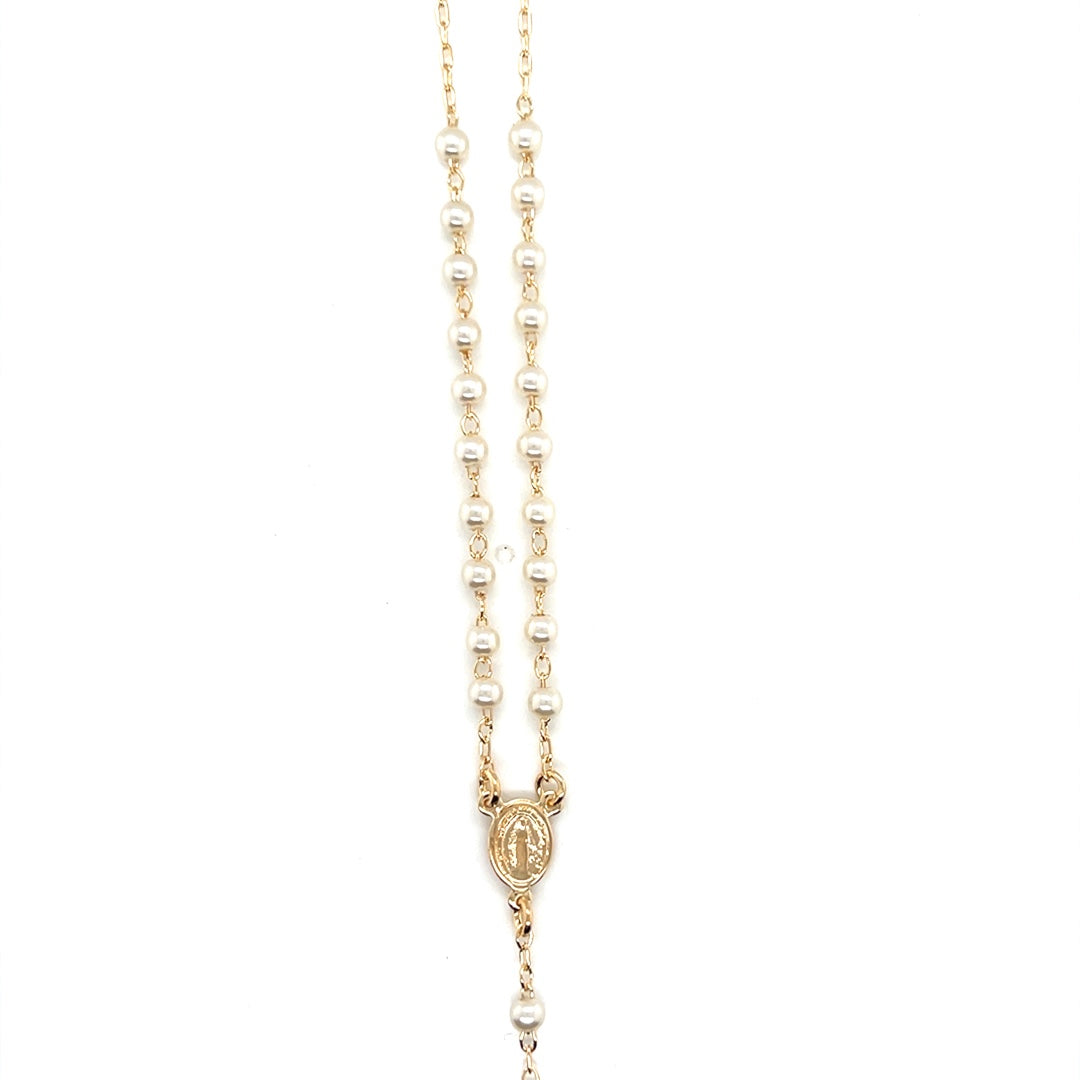 Pearl Rosary Necklace