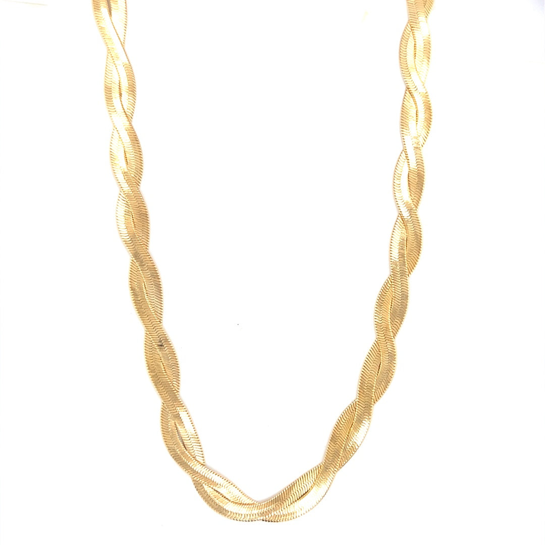 6mm Braided Herringbone Chain