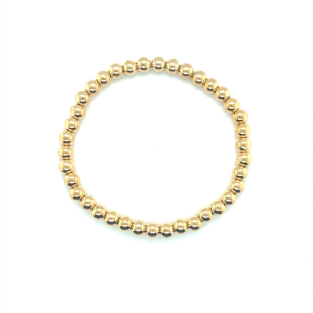 Gold Plated Beaded Bracelet