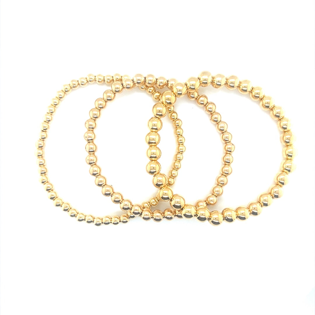 Gold Plated Beaded Bracelet