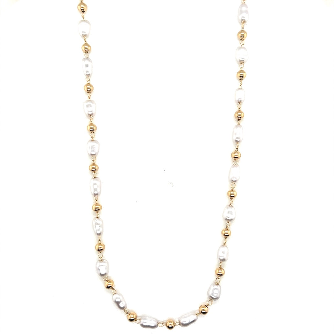 Pearl Beaded Necklace