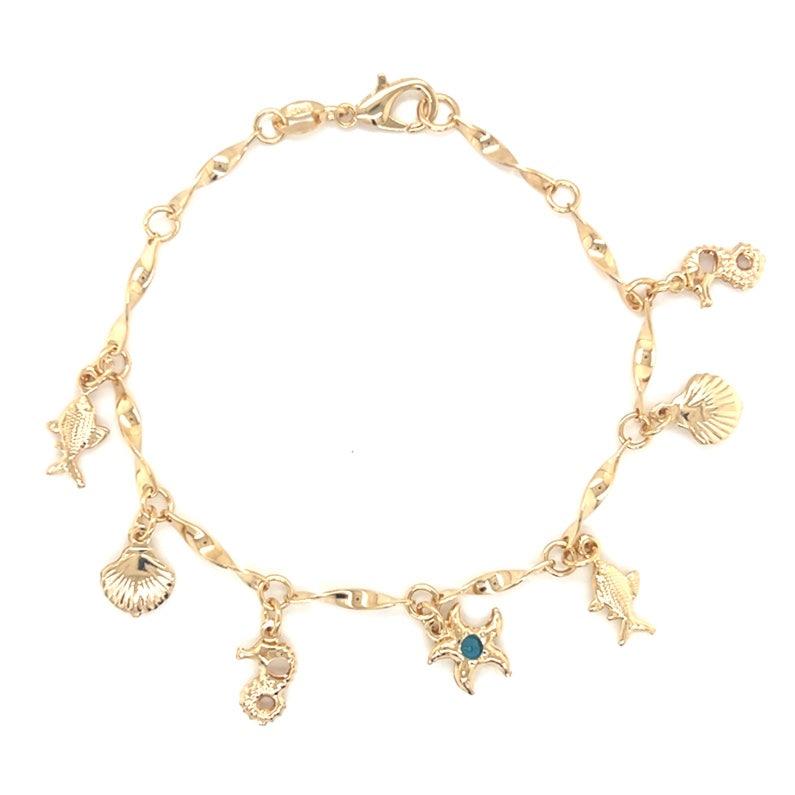 Sea Life Charm Bracelet