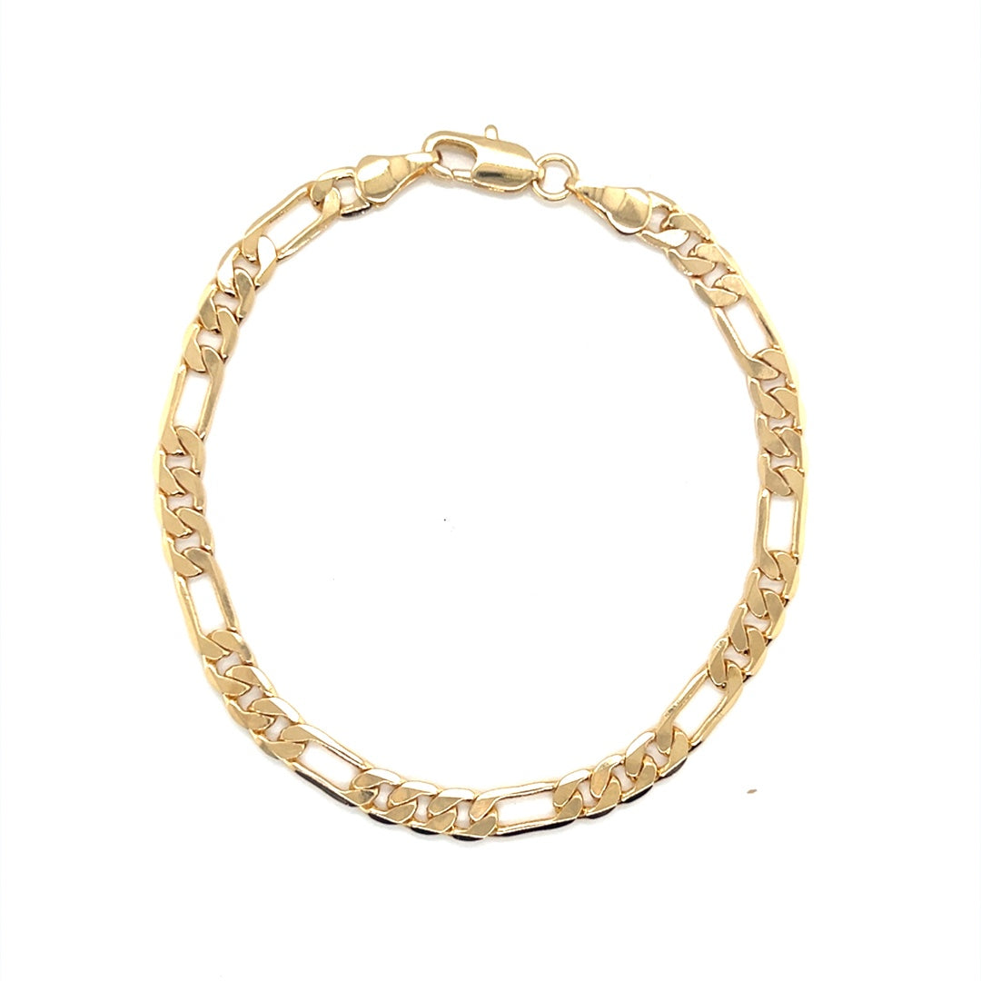 5mm Flat Figaro Bracelet