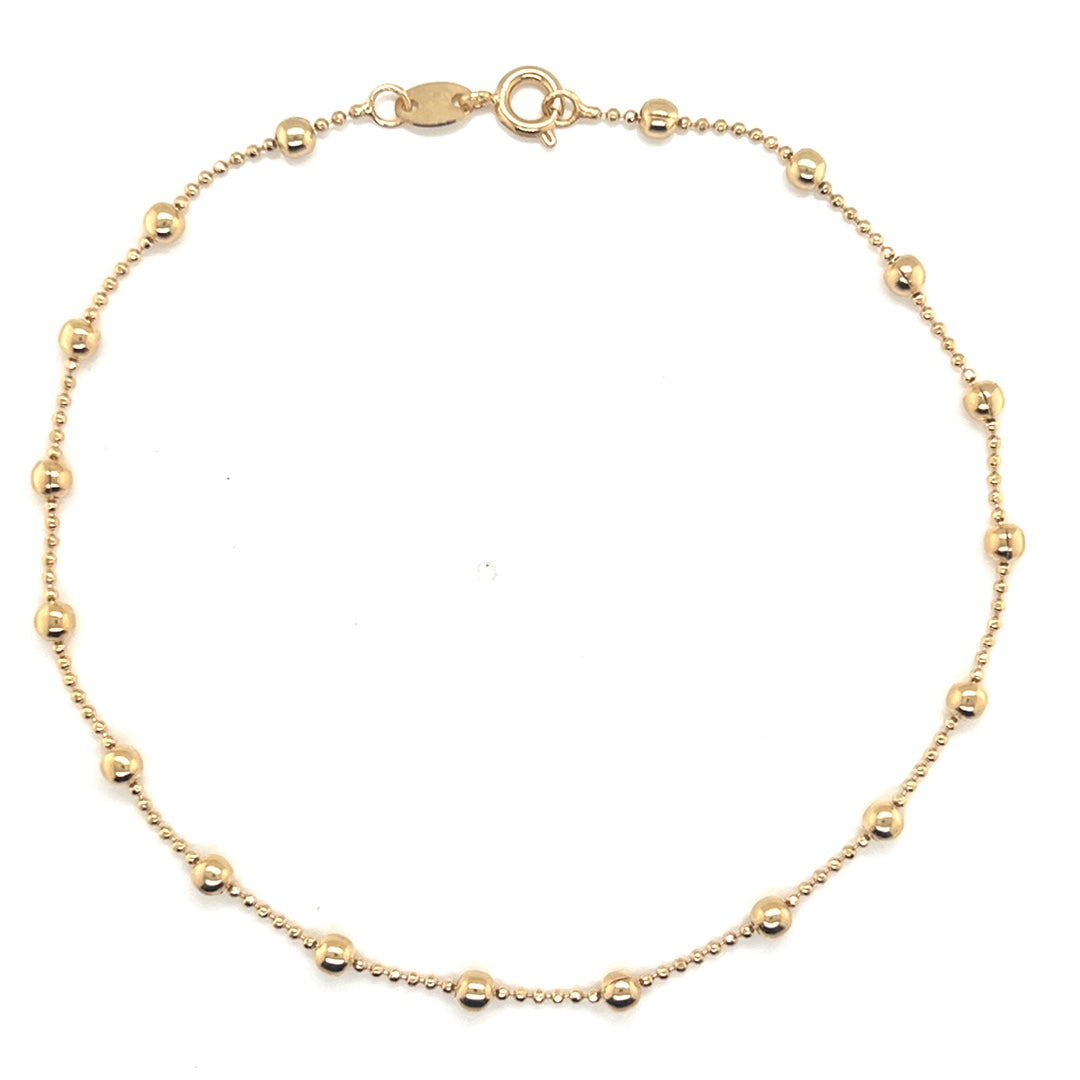 1.5mm Ball Anklet