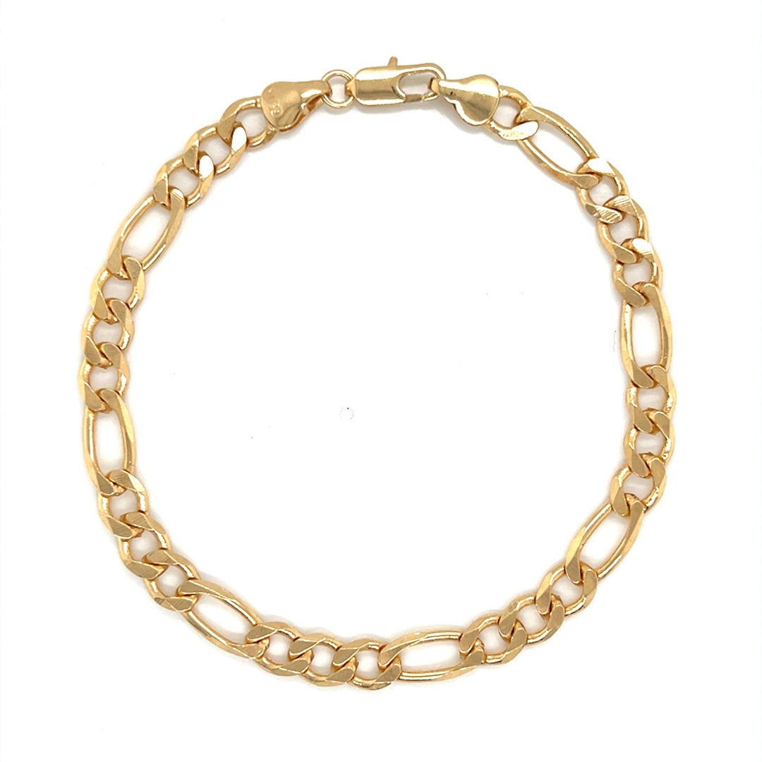 6mm Figaro Link Bracelet