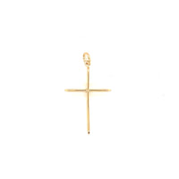 Outline Cross Charm 32mm - Gold Filled