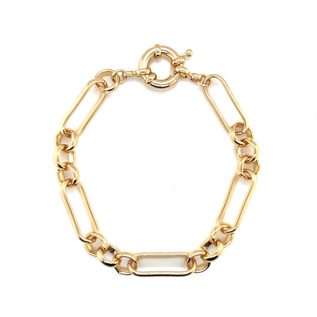 8mm Paperclip Rolo Bracelet