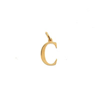Initial Pendant 18.5mm - Gold Filled