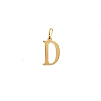 Initial Pendant 18.5mm - Gold Filled