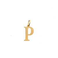 Initial Pendant 18.5mm - Gold Filled