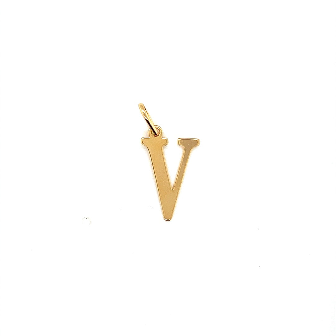 Initial Pendant 18.5mm - Gold Filled