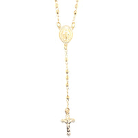 Virgin Mary Medal Rosary Necklace 1mm