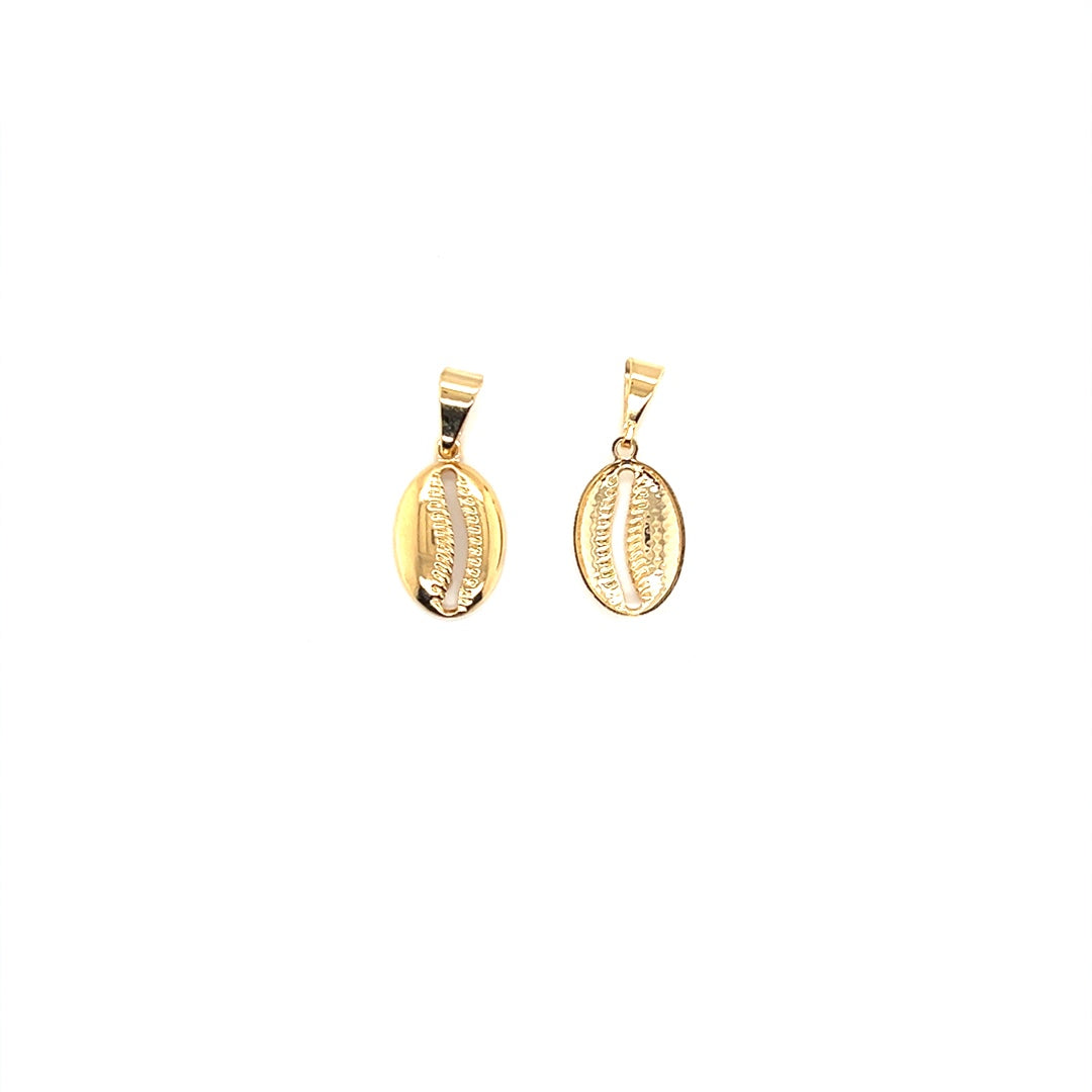Puka Shell Pendant 9mm - Gold Filled