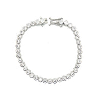4mm CZ Round Tennis Bracelet
