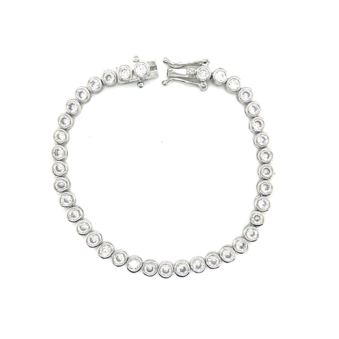 4mm CZ Round Tennis Bracelet
