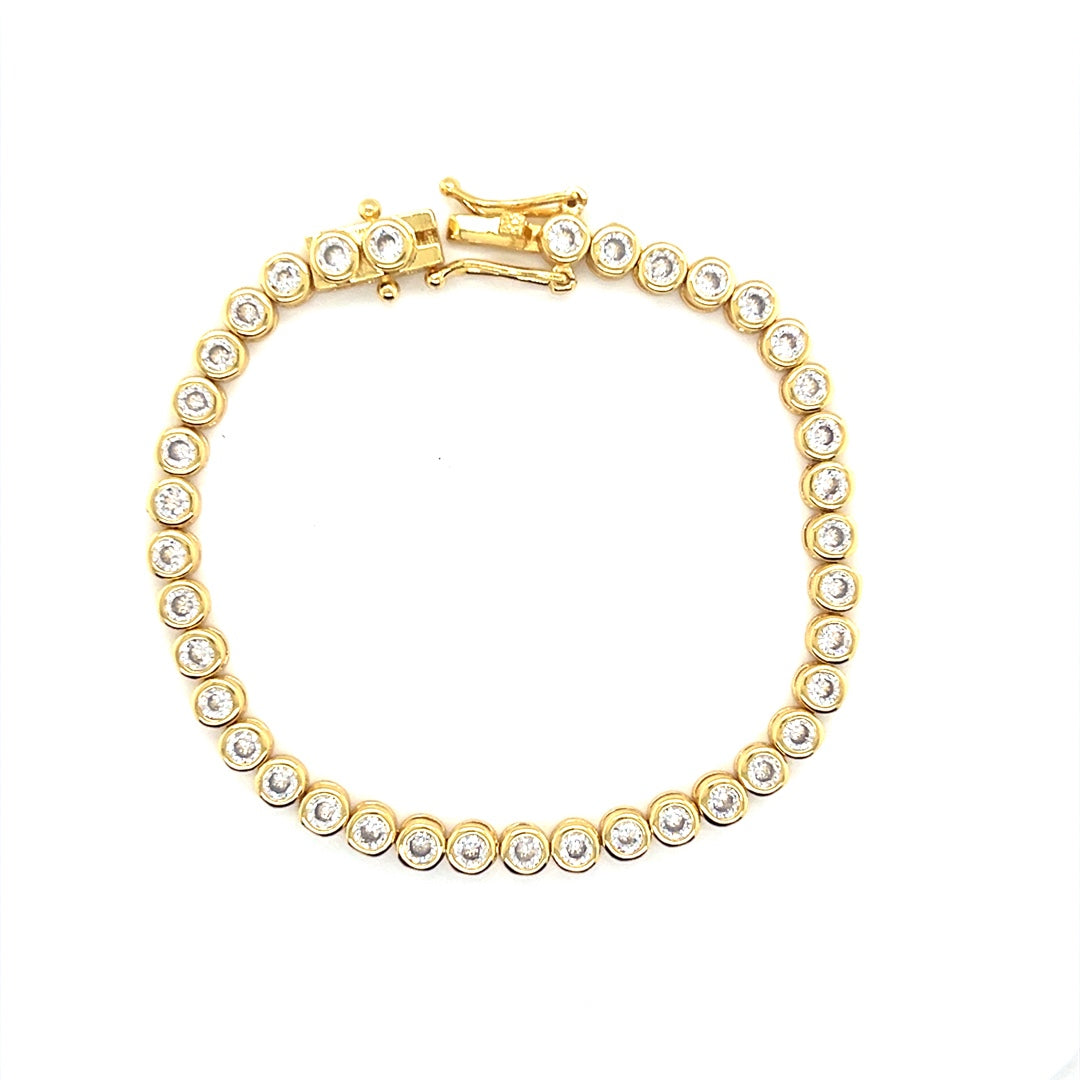 4mm CZ Round Tennis Bracelet