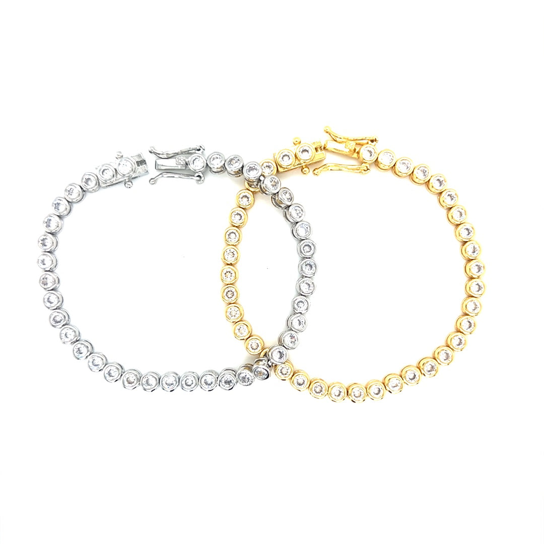 4mm CZ Round Tennis Bracelet