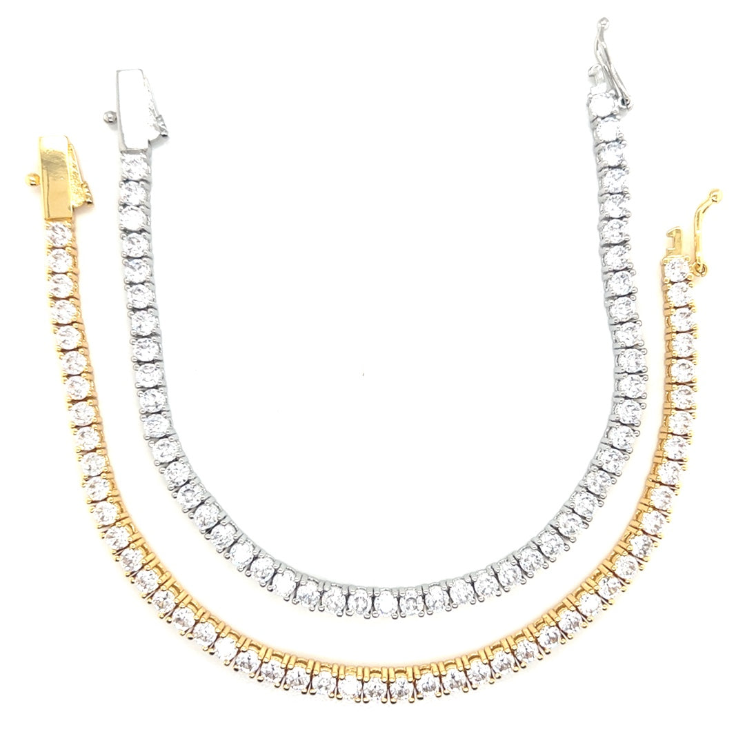 4mm CZ Tennis Bracelet