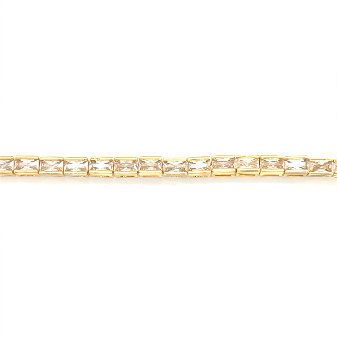 5mm Rectangle Tennis Bracelet