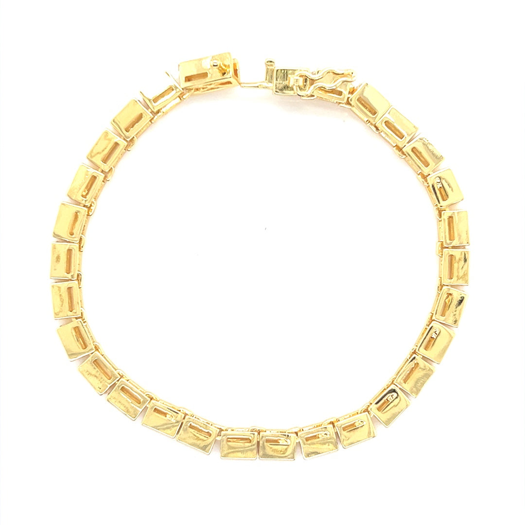 5mm Rectangle Tennis Bracelet