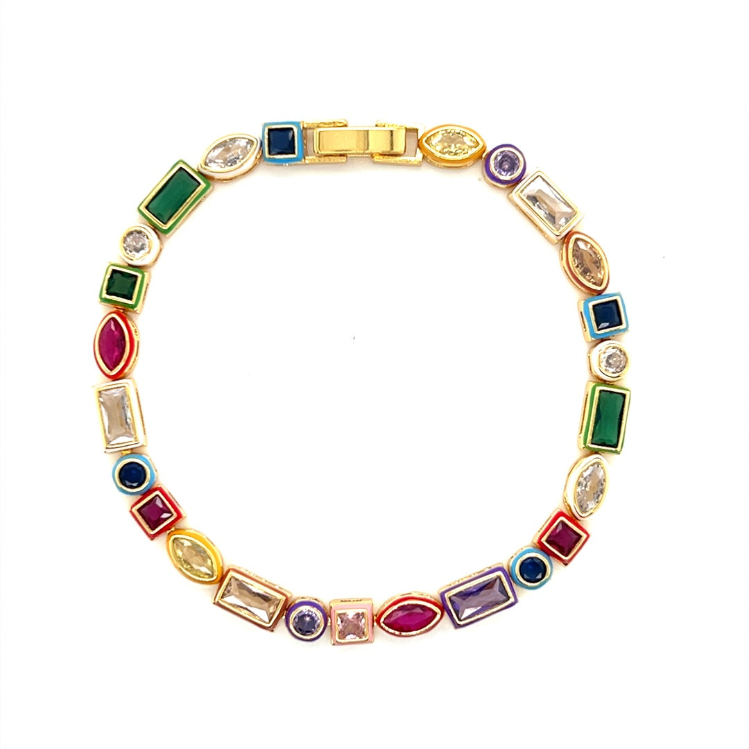 5mm Multicolor Tennis Bracelet