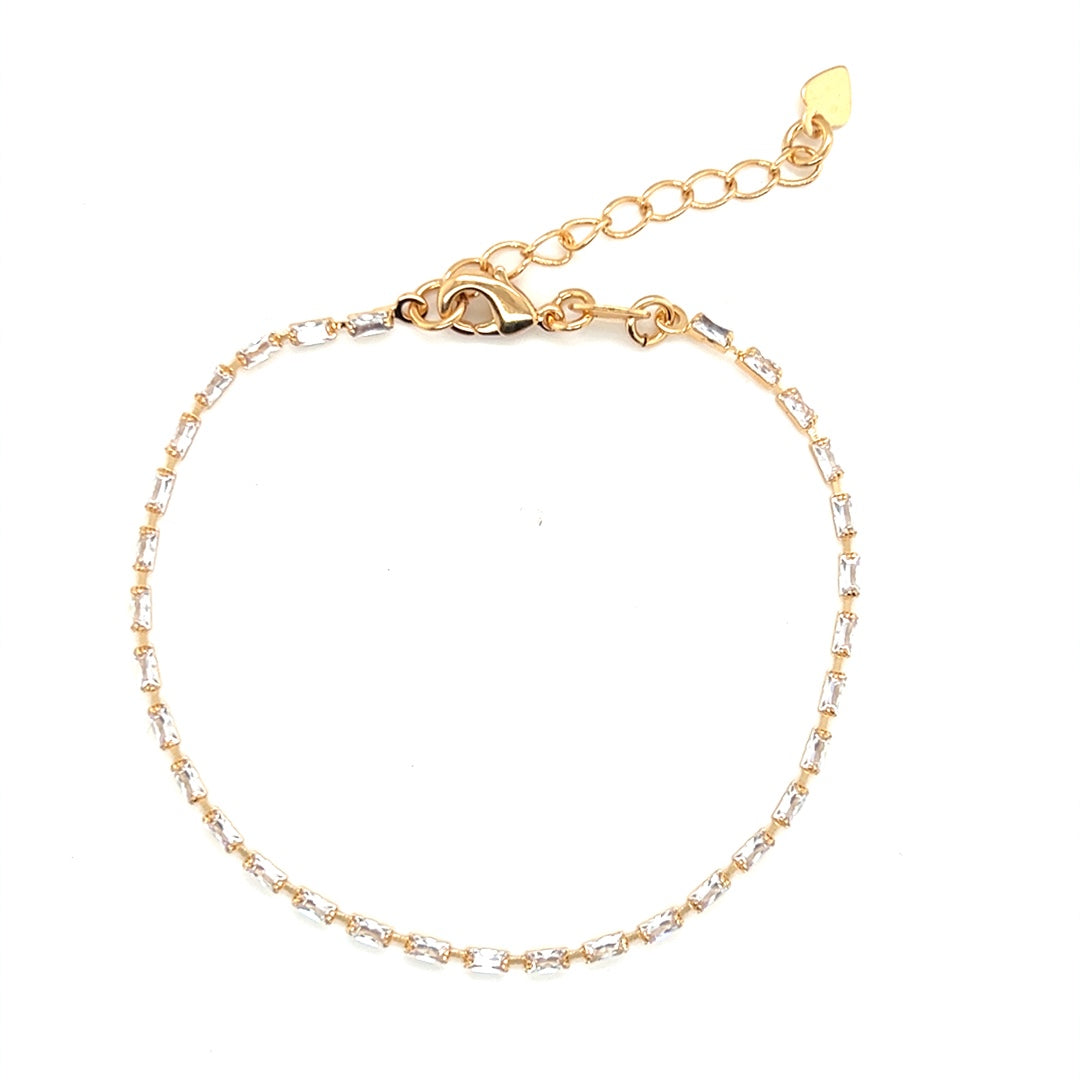 1.5mm Baguette Tennis Bracelet