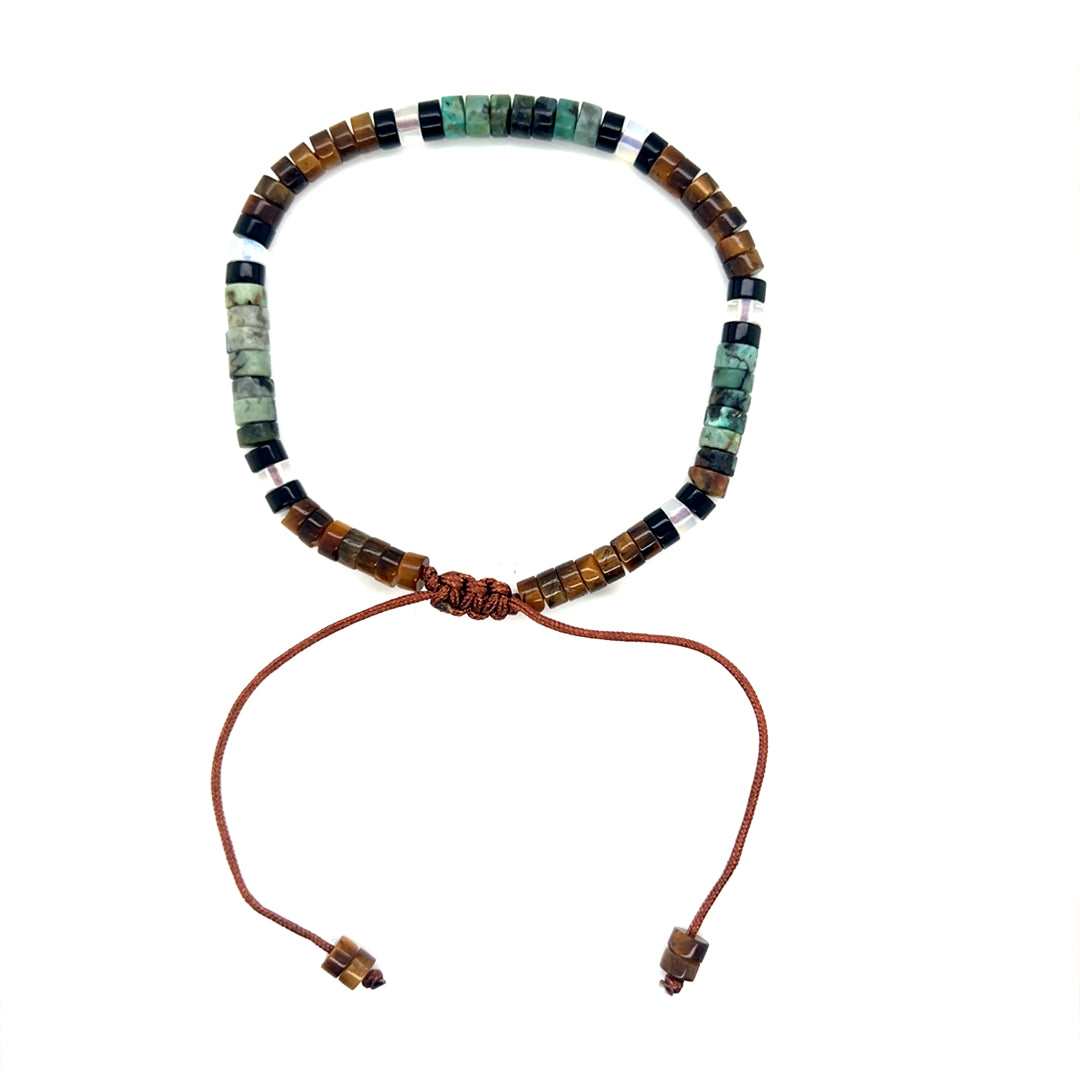 Tiger Eye Macrame Bracelet