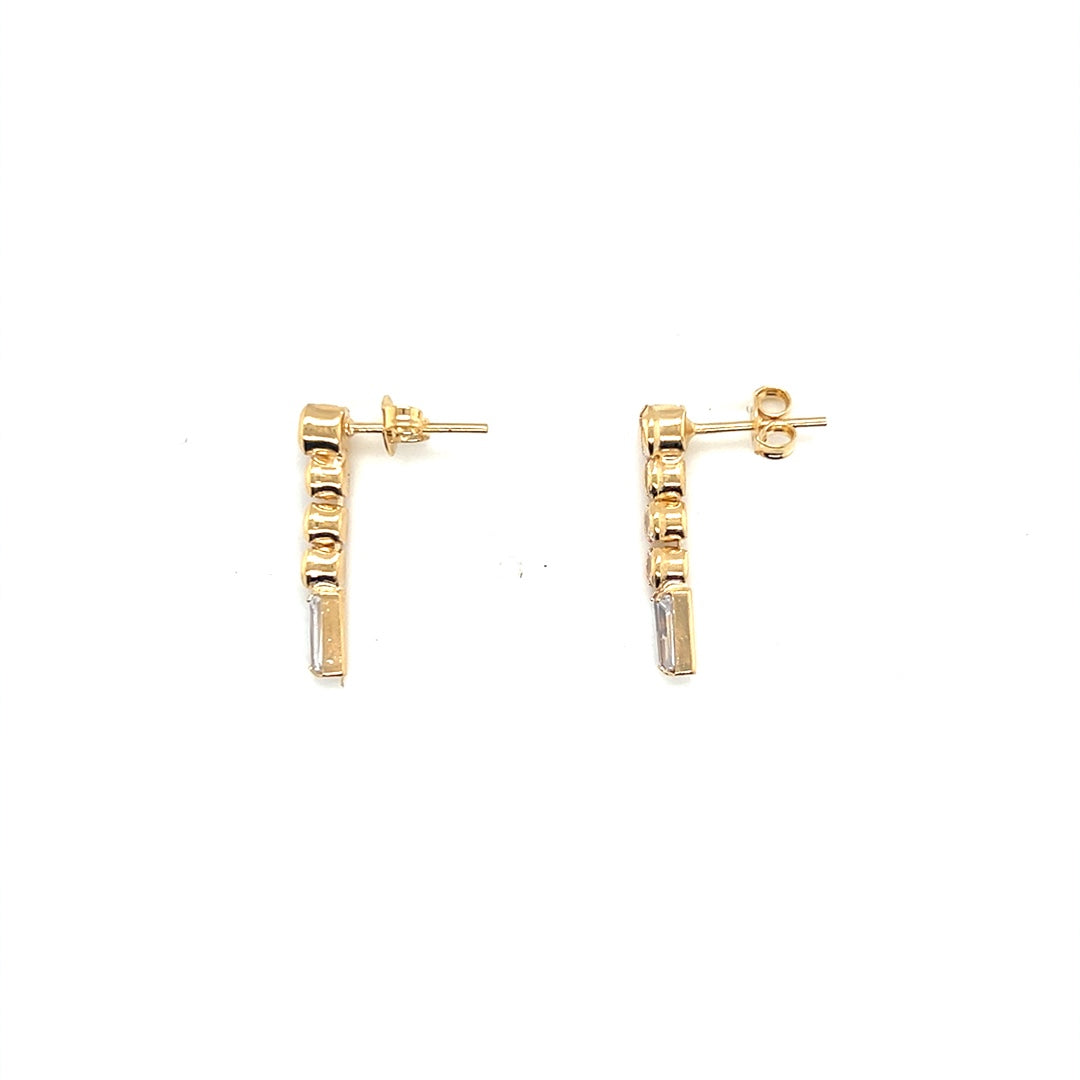 CZ Drop Earrings