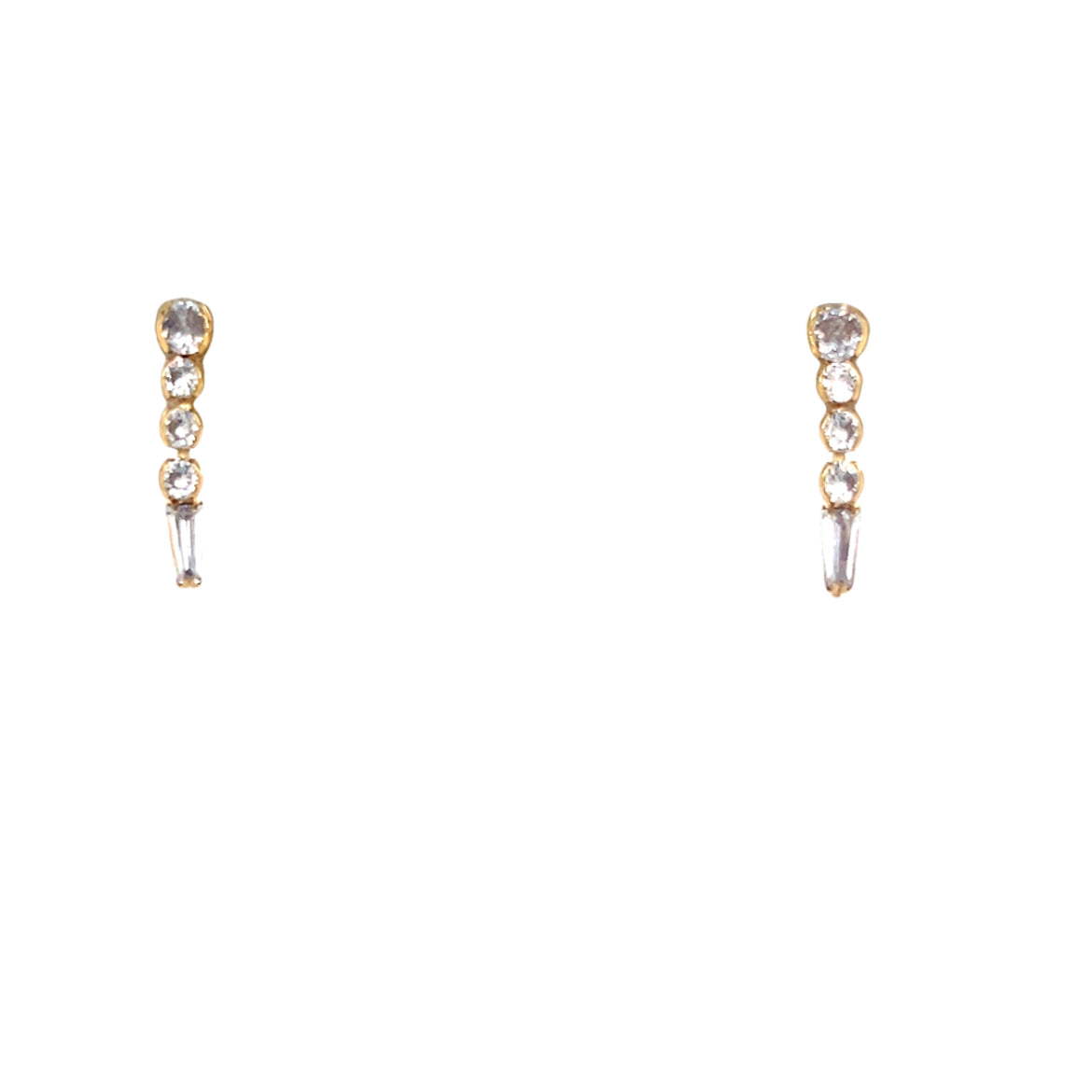 CZ Drop Earrings