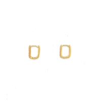 CZ Square Hoops