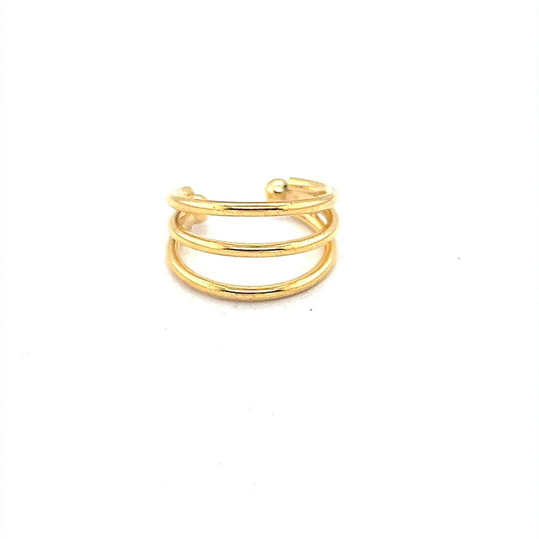 Triple Loop Ear Cuff