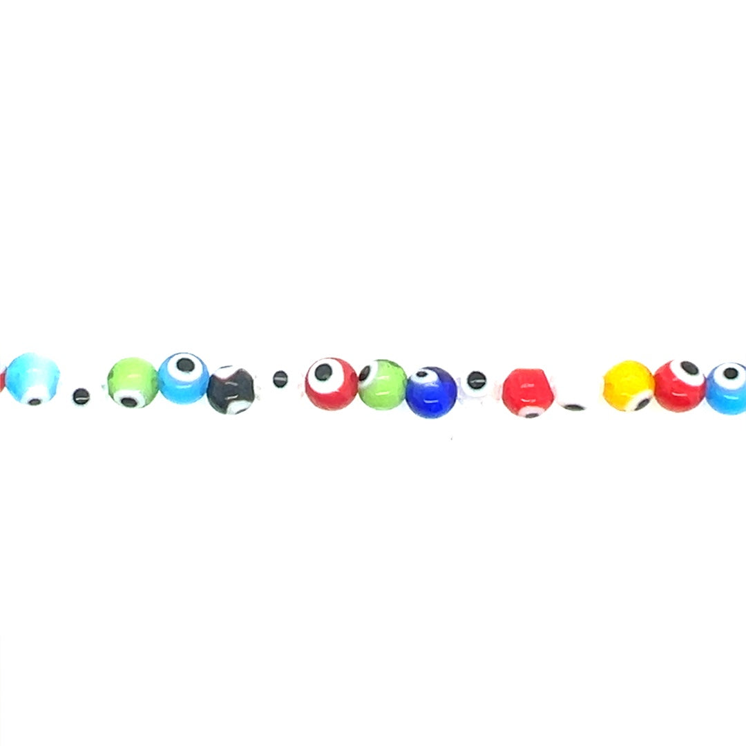 Multicolor Evil Eye Beads