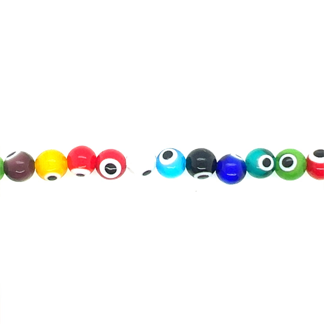 Multicolor Evil Eye Beads