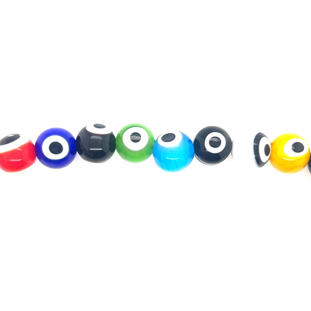 Multicolor Evil Eye Beads