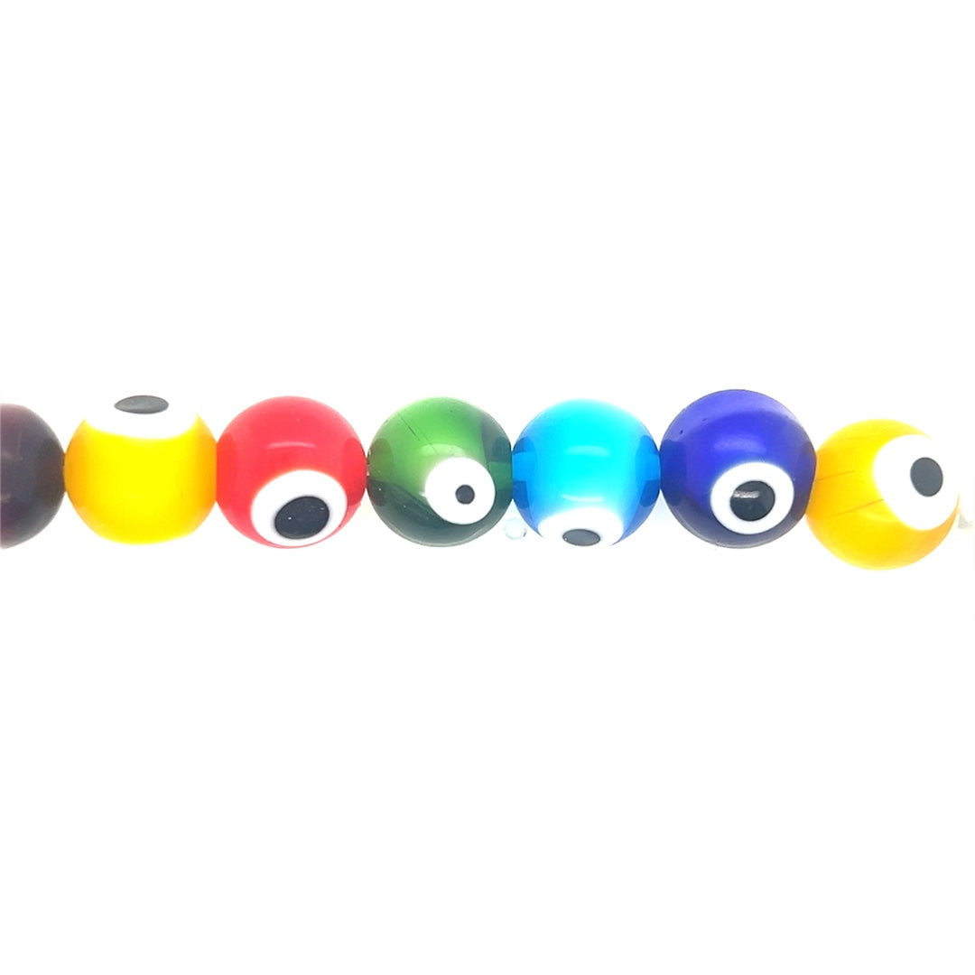 Multicolor Evil Eye Beads