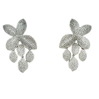CZ Pave Dangling Earrings