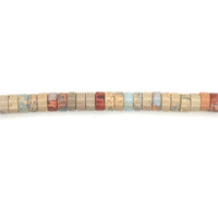 Arctic Green Imperial Jasper Rondelle Beads